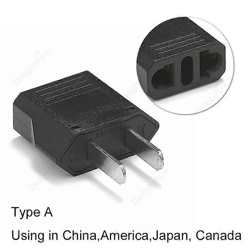 EU till US Plug Adapter Elektriska Plug Adaptrar Omvandlare Socket 250V 10A US CN JP Reseadapter AC Uttag Strömladdare
