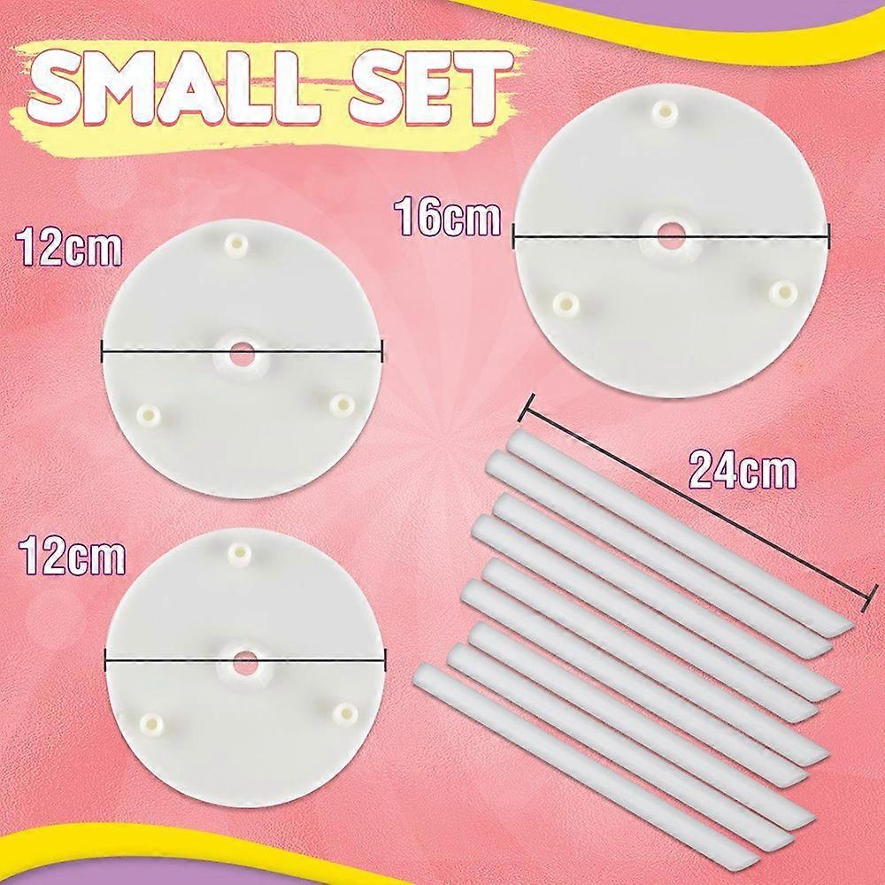 Multi-layer Cake Support Set Round Dessert Shelf Cake Gasket Cake Support Frame Cake Stands Baking Tools Piling Brackets