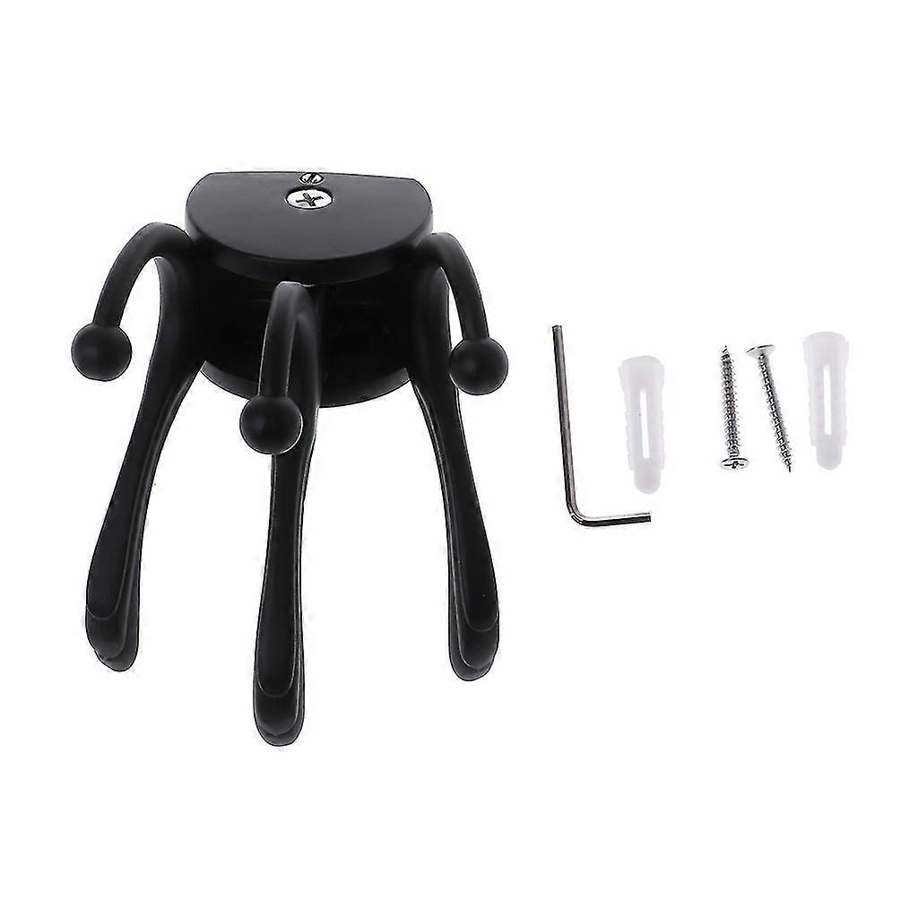 Stainless Steel Wall Mounted Clothes Hanger Rotation Three-hooks Towel Coat Robe