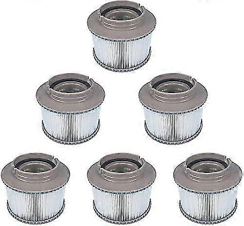 Set Of 6 Replacement Filters For Mspa Fd2089, Filter Cartridge For Swimming Pools