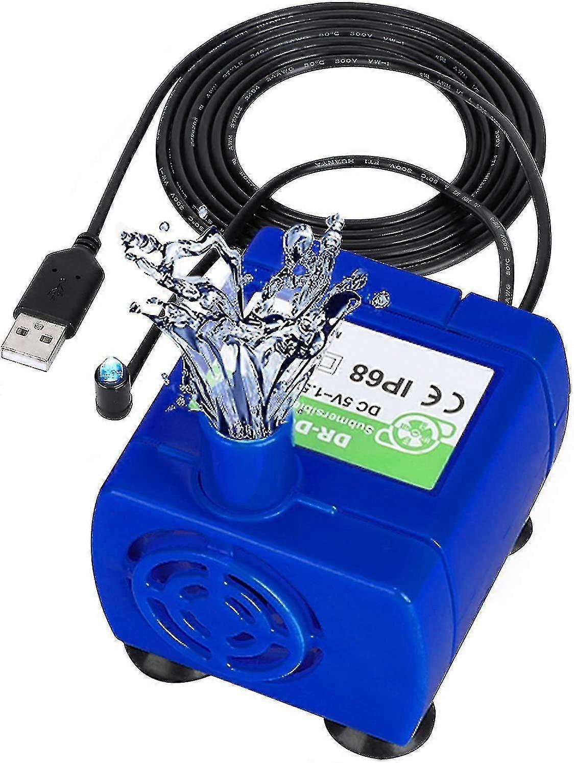 Pet Water Fountain Pump, Ultra Quiet Low Power