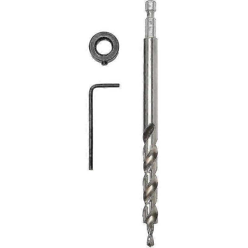 Hss Reamer 3/8 Woodworking Drill Bit Hex Shank With Depth Stop