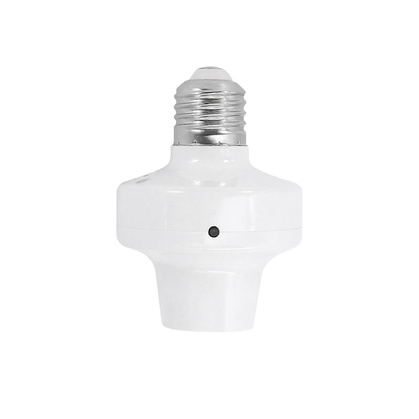 Smart lamphållare med fjärråtkomst röststyrning E27 bas universell kompatibilitet timerfunktion glödlampshållare lamputtag