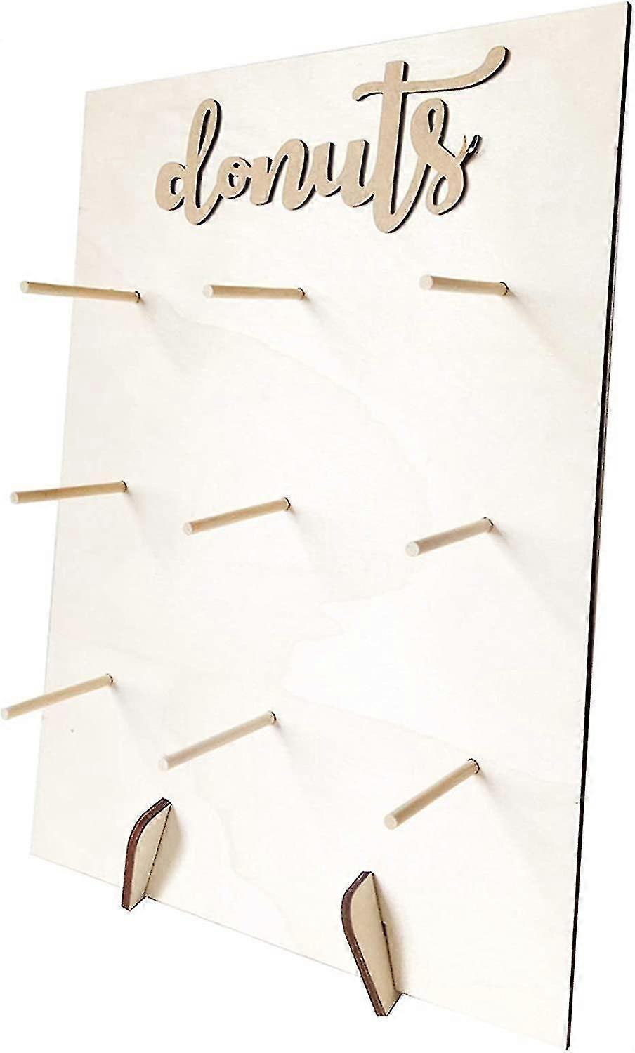 Donut Duvar, Kek Alternatif Çörek Duvar Ekranı, Ahşap Çörek Duvar Braketi Çörek Tutucu