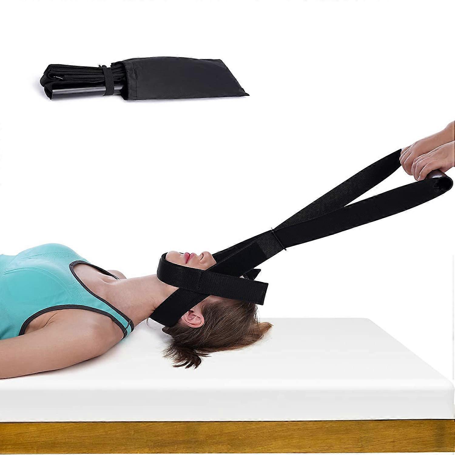 Y-Strap Neck Traction Tool: Chiropractic Decompression for Instant Pain Relief