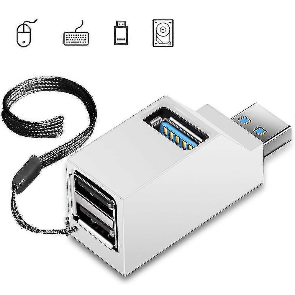 Usb 3.0 3-port Hub (2 Usb 2.0 + Usb 3.0), Data Hub For And Pcs