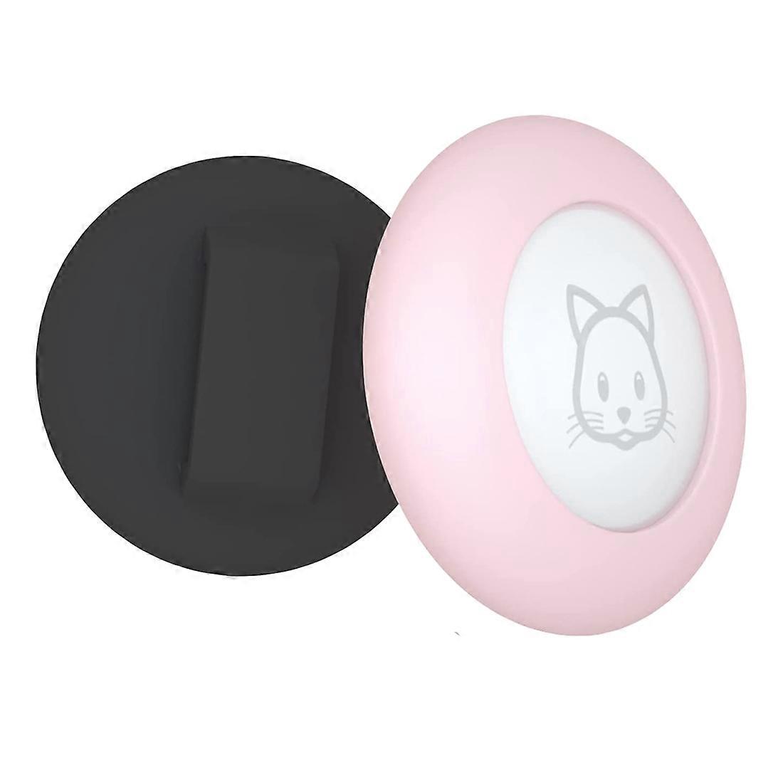 Collar Holder, for Air Tag Collar Holder Compatible for GPS Tracker,2Pack Case Cover Black and Pin