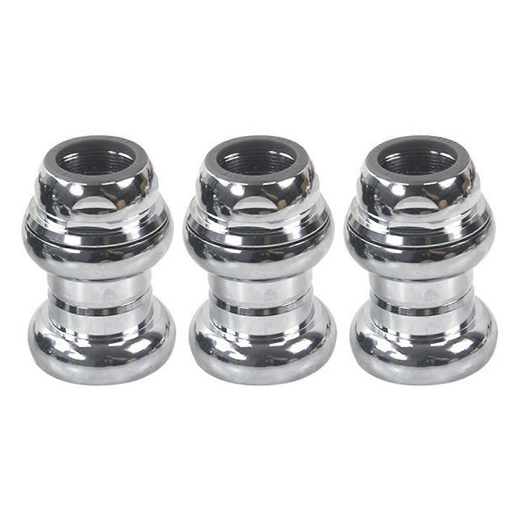 3X 22.2mm Bicycle Headset 1 Inch Fixed Gear Racing Bike Headset Bearing Fixed Gear Bike Aluminium A