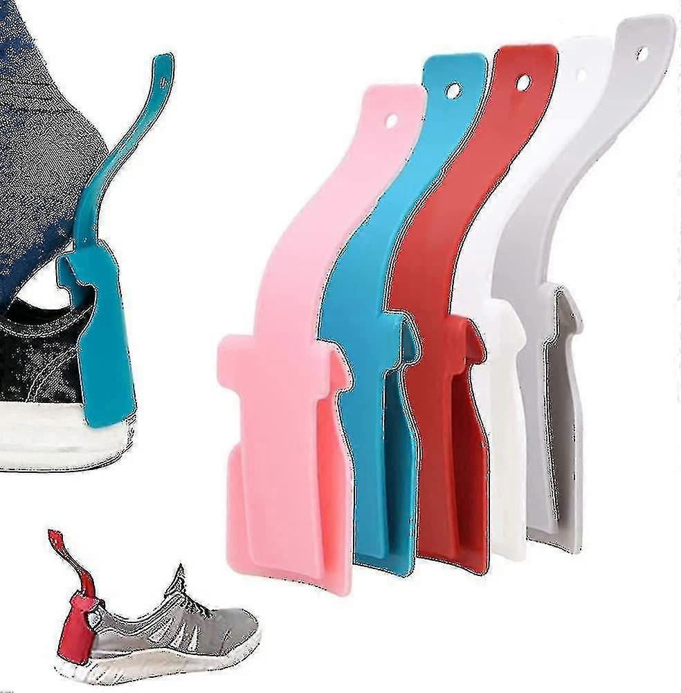 Lazy Shoe Helper Portable Shoe Lifting Helper Handled Plastic Shoehorn For Men