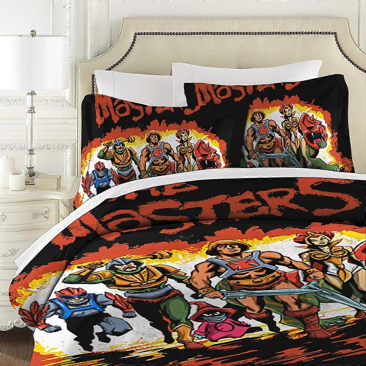 y140 Bed Sheets He Man And The Masters Of The Universe All Season Twin Bedding Set 3 Piece Comforter Set Bed colcha casal bed sheet Bed Sheets vvb140