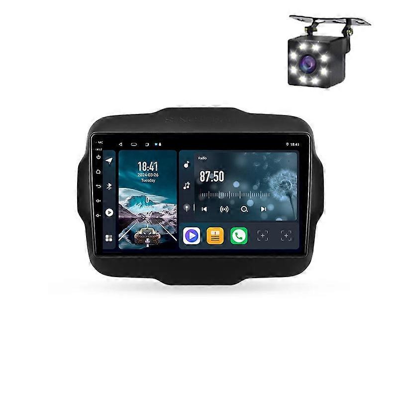 Android 14 Car Radio For Jeep Renegade 2014 - 2018 Auto Multimedia Stereo