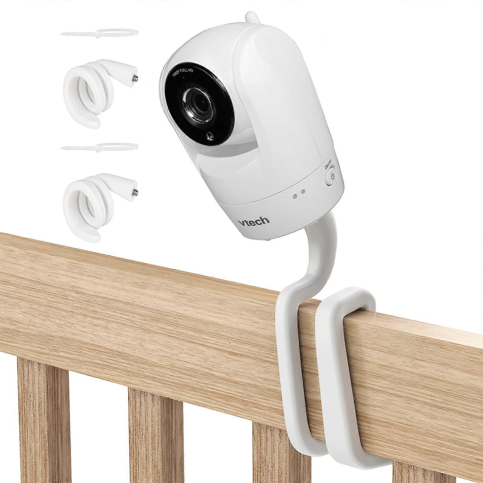 Flexible Twist Mount Bracket for Vtech Baby Monitor Security Camera,Attaches Your Camera to Crib Cot Shelves or Furniture