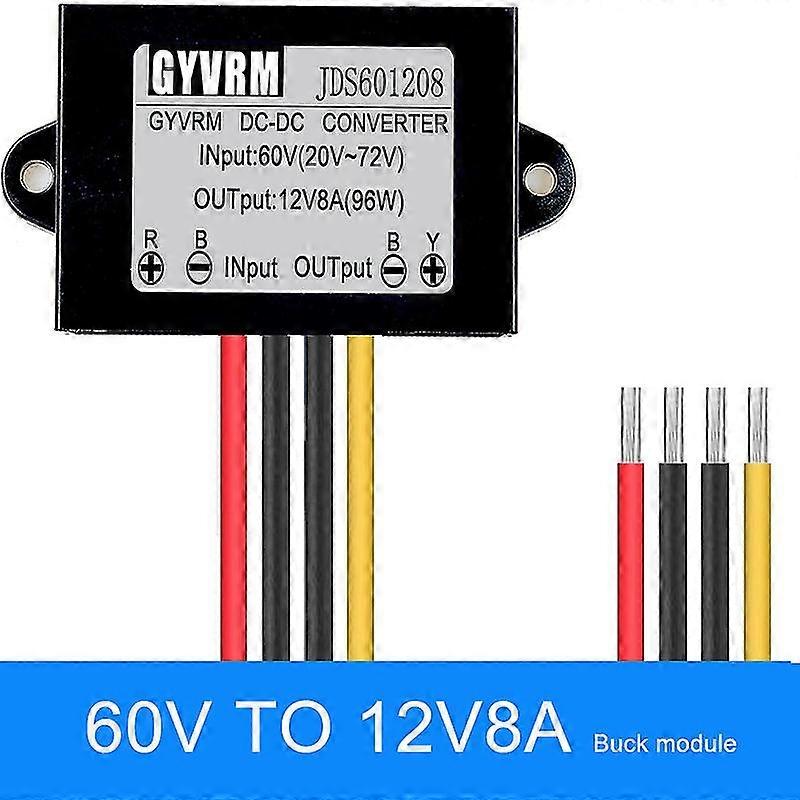 Dc-dc Step-down Model 48v To 12v 5a 6a 8a 10a Voltage Regulator Buck 24v 36v 48v 60v 72v To 12v Dc To Dc Converter Abs Shell