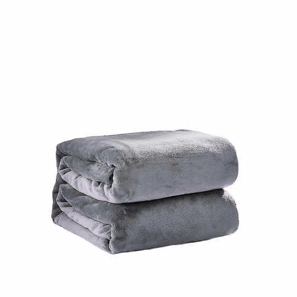 Korallenfleece Super Soft Mikrofaser Solid Color Fleece Decke