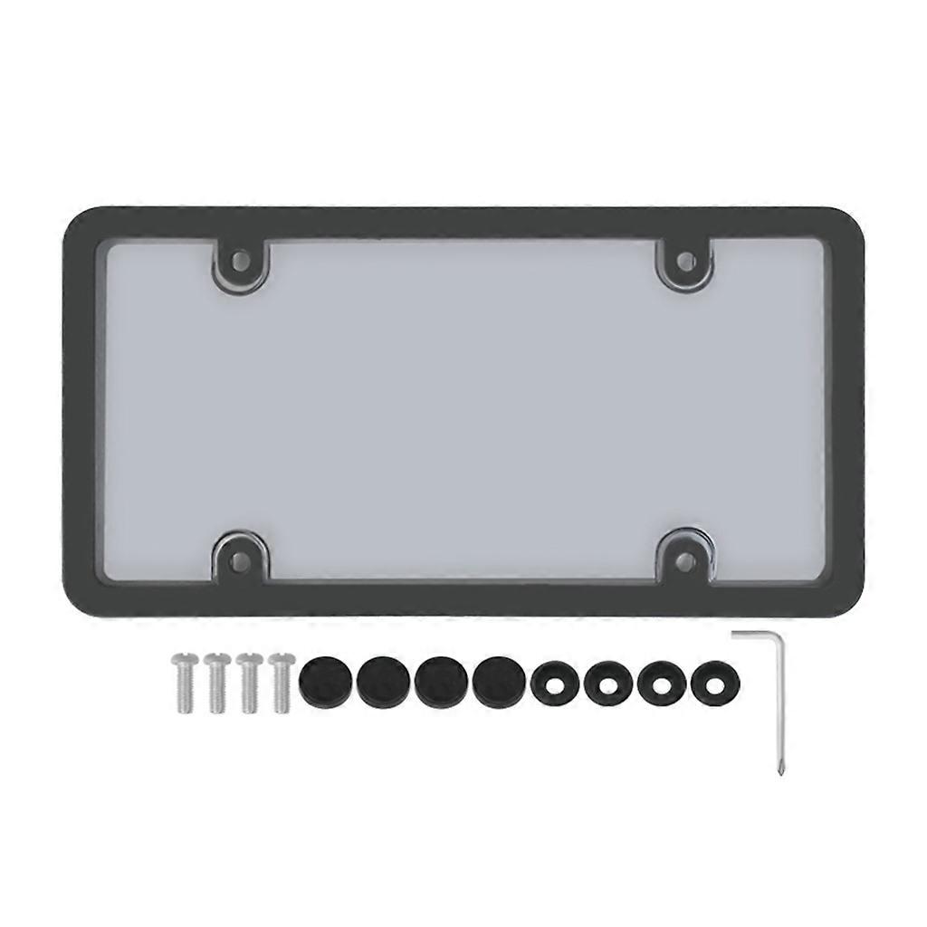 Plastic License Plate Frames Rustproof Weatherproof Car License Plate Cover
