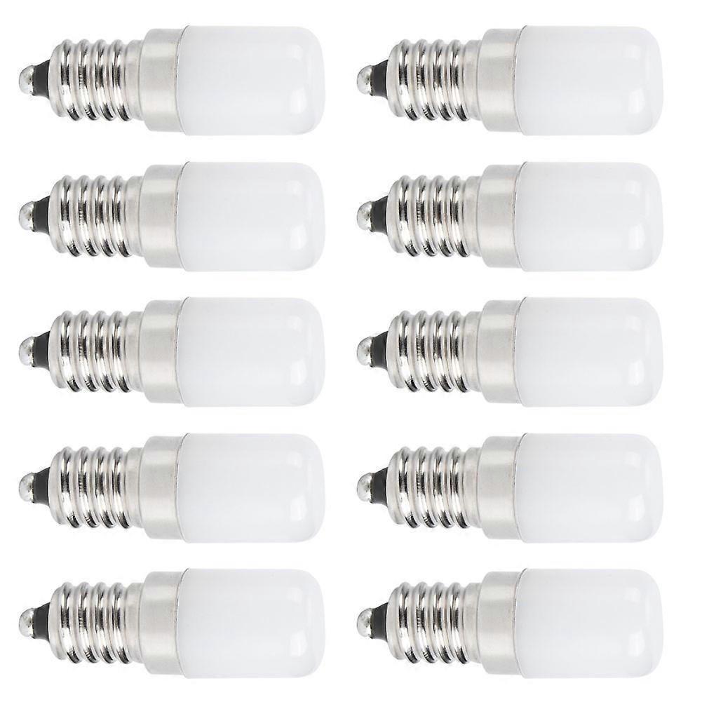 10Pcs E14 1.5W LED Candle Light Bulb Screw Socket Lamp Replacement AC 230V