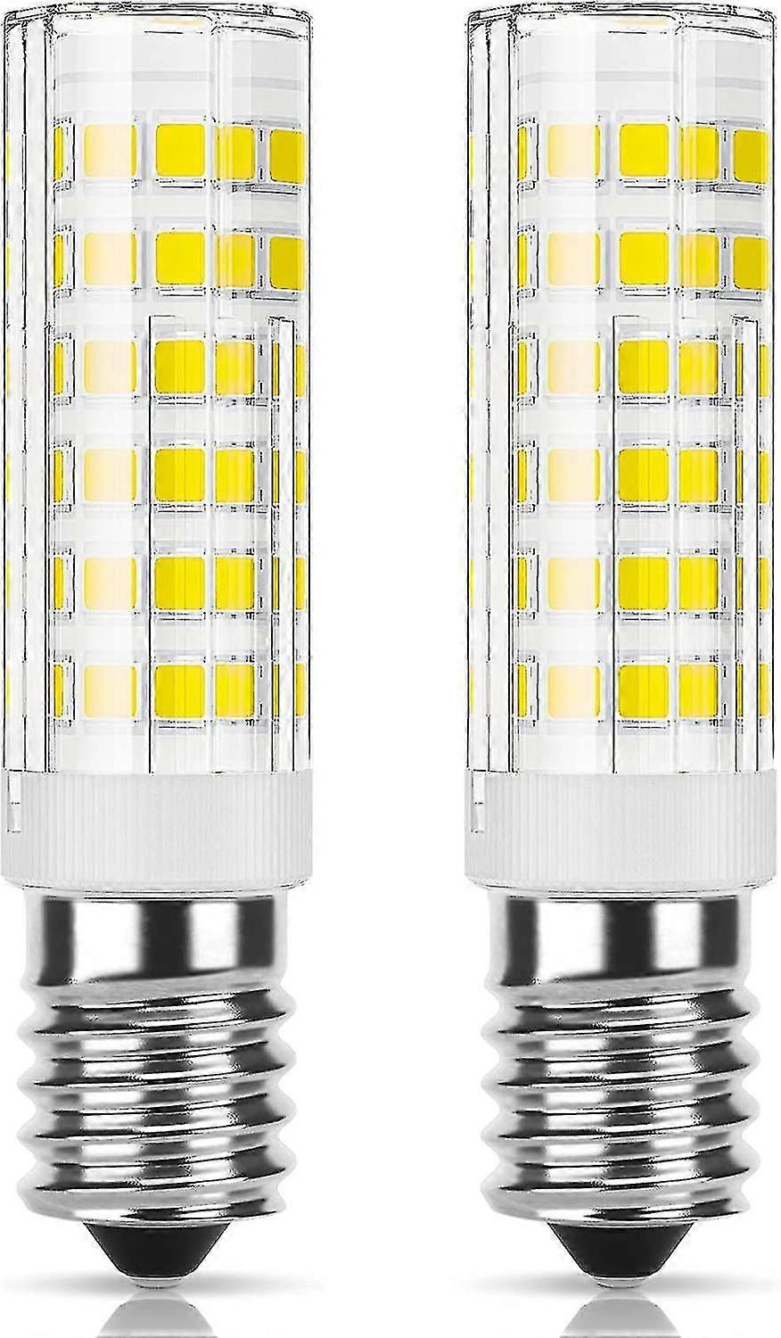 2pc E14 Led Bulb 9w Hood,50w Halogen Equivalent,400lm,cool White 6000k,screw,not Dimmable[energy Class E]