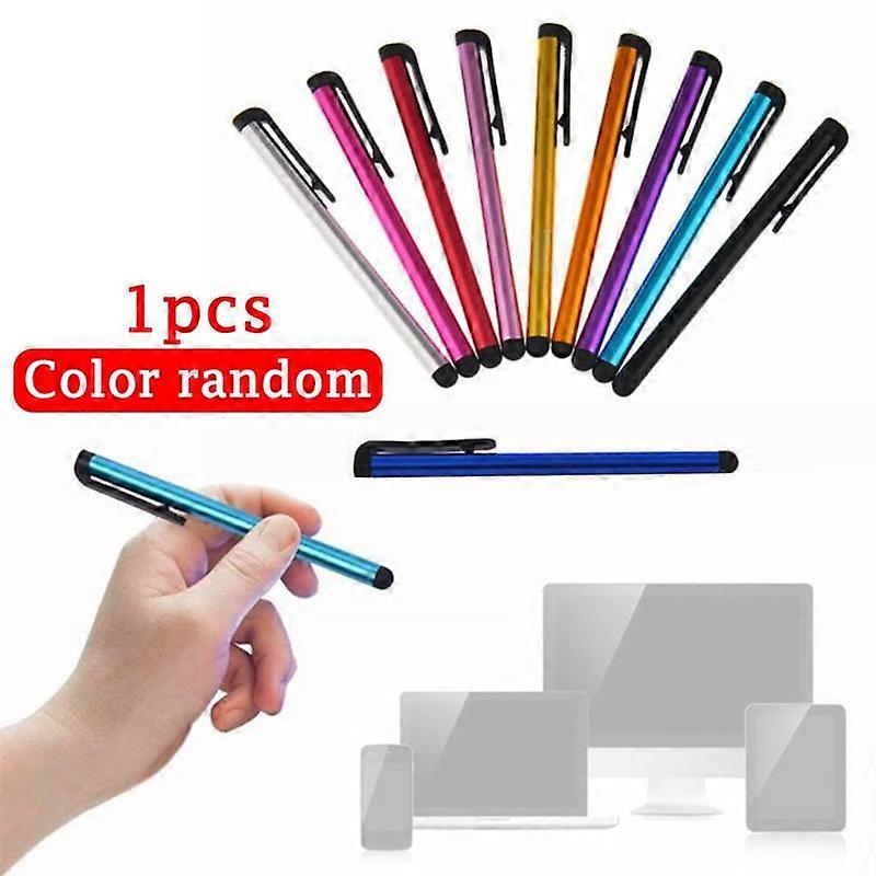 1pc Rubber Tablet Stylus Metal Mesh Tip Screen Stylus Pen For iPhone For Samsung Smart Phone Tablet PC