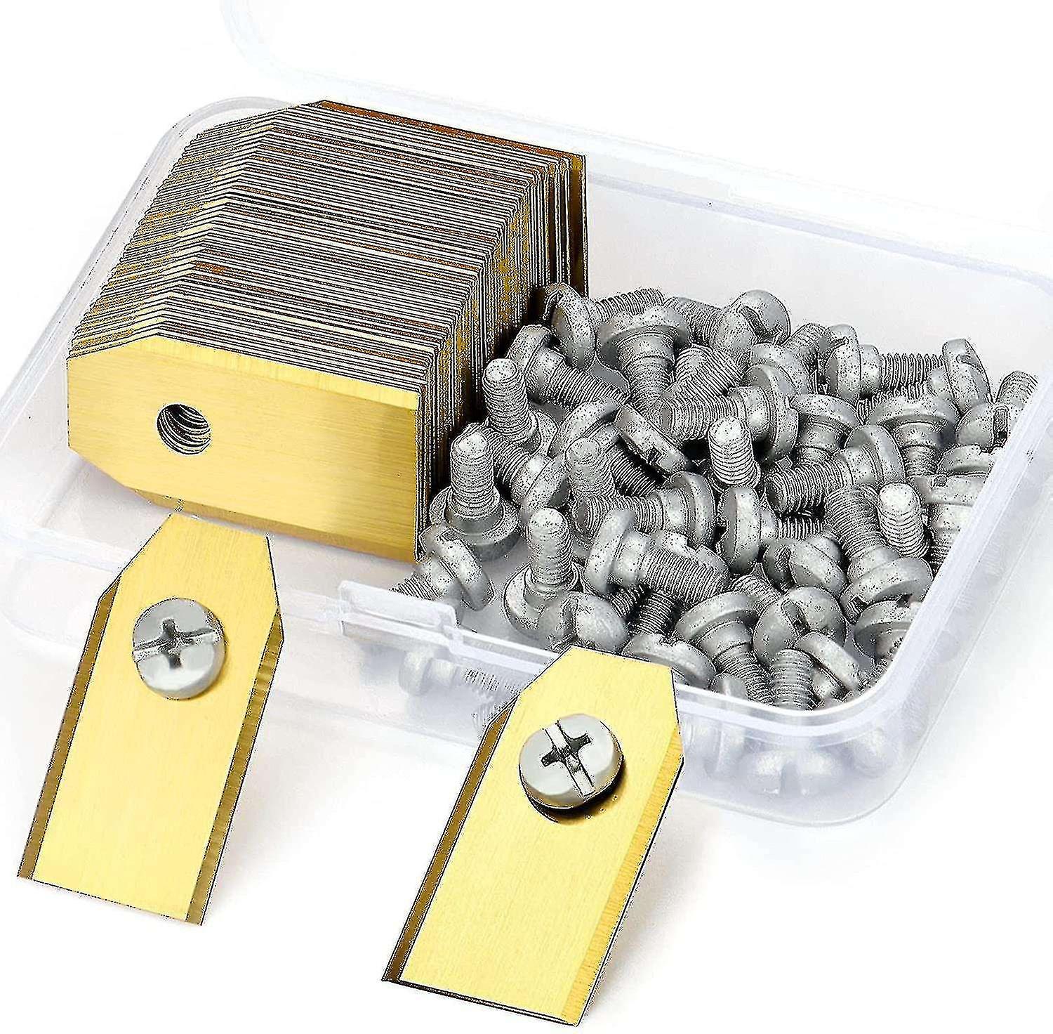 45 cserelapát Husqvarna / Automower / Gardena / Yardforce robotfűnyíróhoz, titán kni