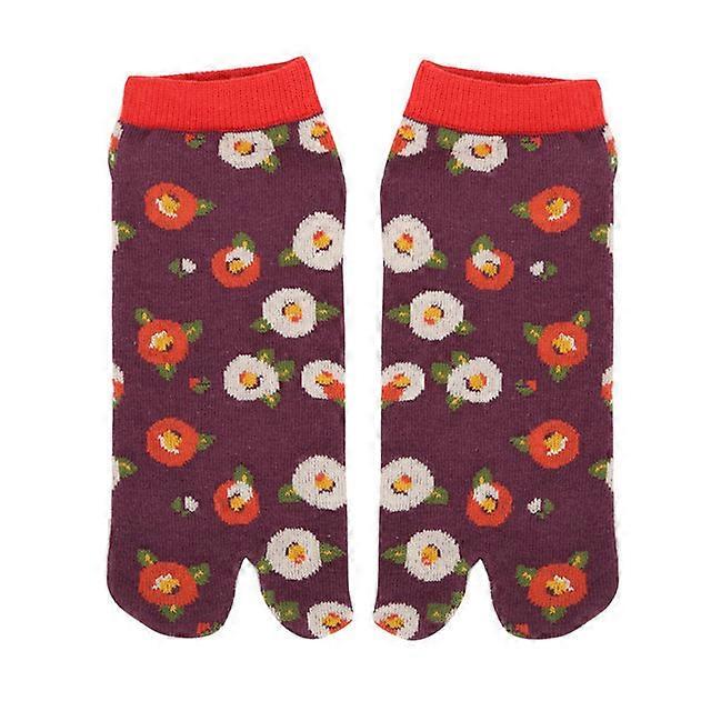 New High Quality Combed Cotton Split Toe Socks Unisex Simple Comfortable Two-Toed Socks Japanese Harajuku Men Women's Tabi Socks