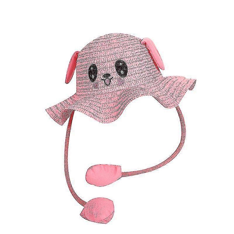 Kids Bunny Summer Hat With Moving Ears