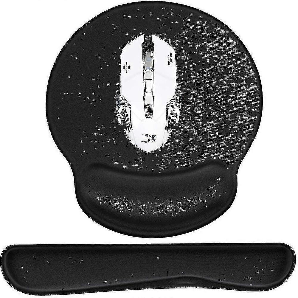 Keyboard Wrist Rest And Mouse Pad With Wrist Support, Memory Foam Set For Computer/laptop/mac, Durable & Comfortable & Lightweight For Easy Typing & P