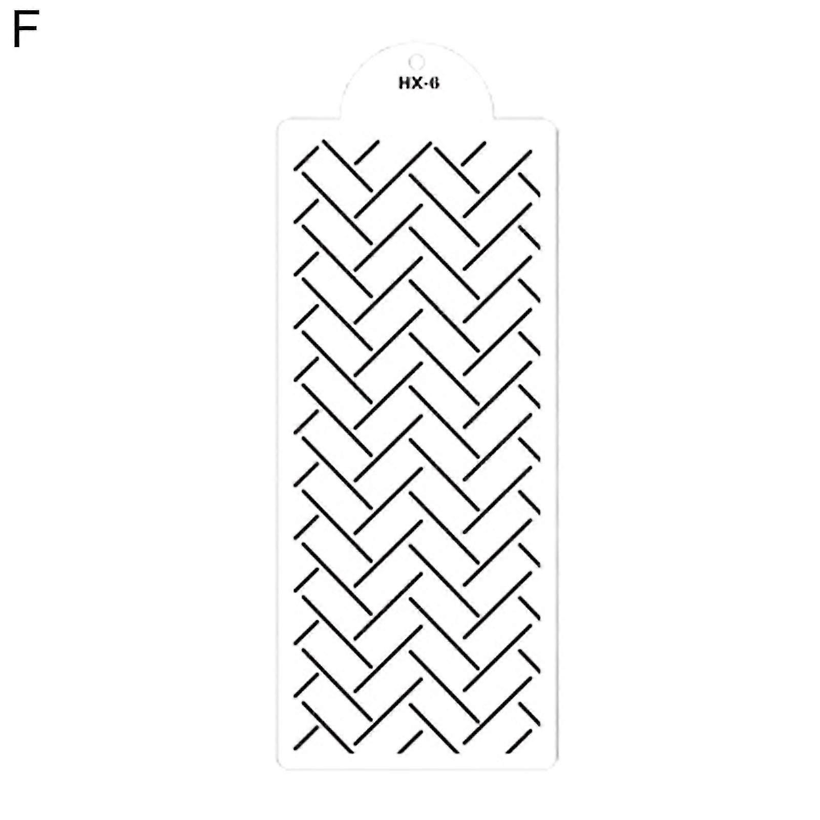 Embossing Mold Wheat Spike Pattern Heat Resistant Pet Spraying Cake Border Stencil For Home