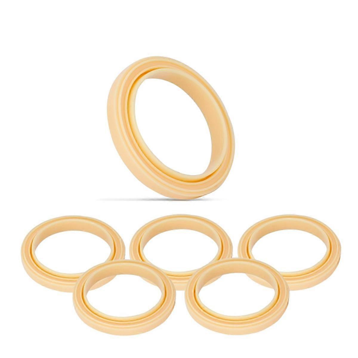6PCS 54mm Silicone Steam Ring for Espresso Machine 878/870/860/880/450/500 and Sage 880/878Replacem