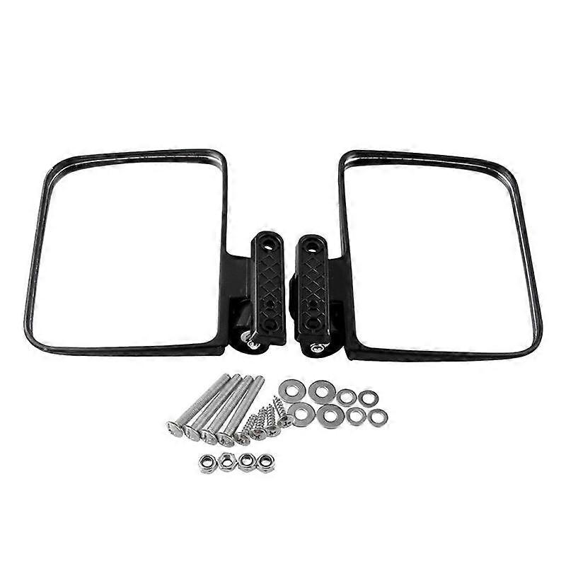 For Golf Cart Mirrors - Universal Folding Side View Mirror for Golf Carts for Club Car for