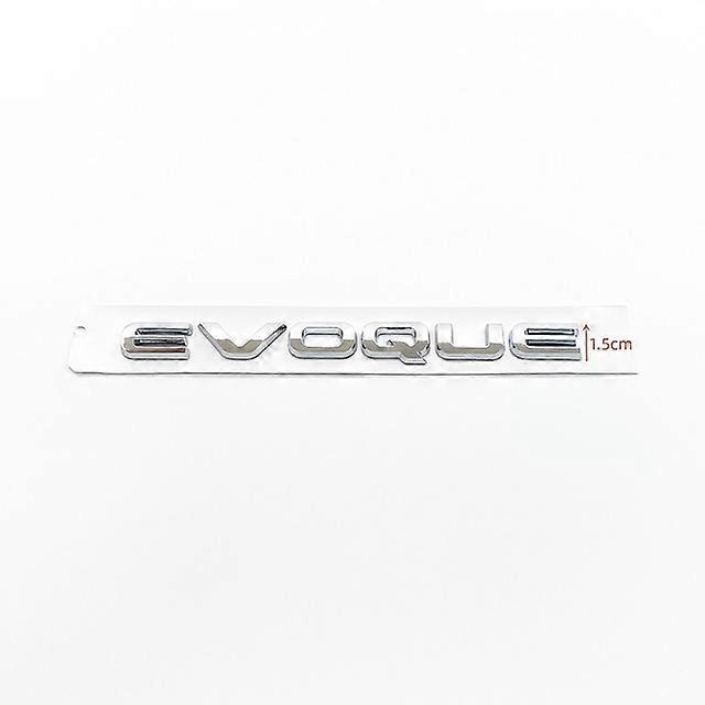 3D ABS Letters EVOQUE Car sticker Rear tail Trunk sticker car rear Emblem sticker for RANGE ROVER P250 P300 styling Accessories