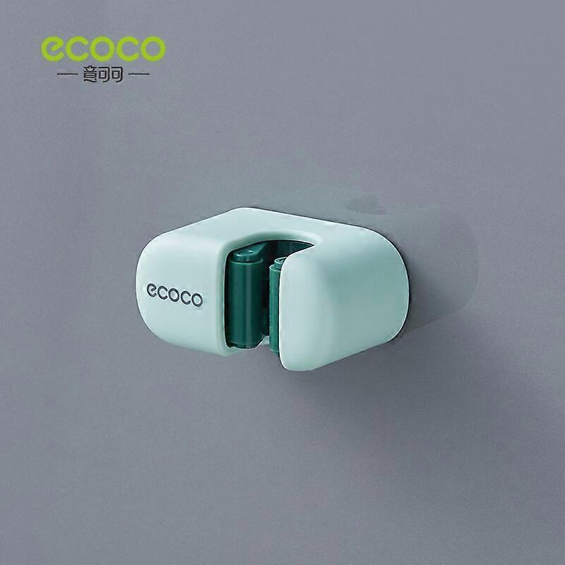 ECOCO Mop Hook Wall Clip Free Punching Glue Strong Sticky Hook Bathroom Wall Hanging Broom Mop Clip Fixed Artifact Bathroom Carpet Sweepers