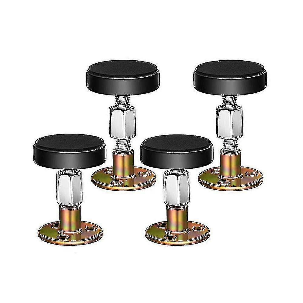 1/4pcs الخيوط السرير الإطار المضادة للاهتزاز سدادات مجلس الوزراء قابل للتعديل أريكة السرير اللوح الأمامي المثبت