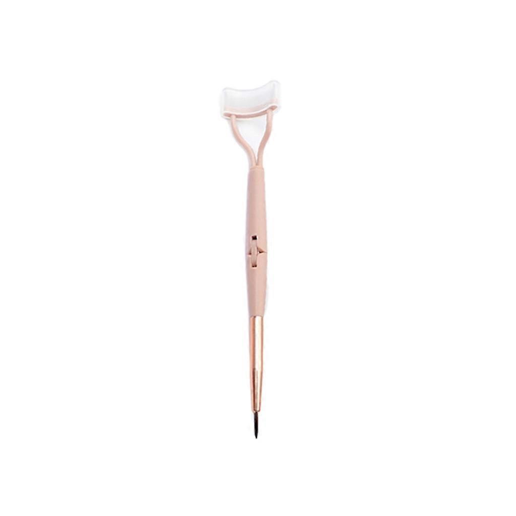 Professional Eyelash Comb Arc-Designed with Brow Brush Eyeliner Brush