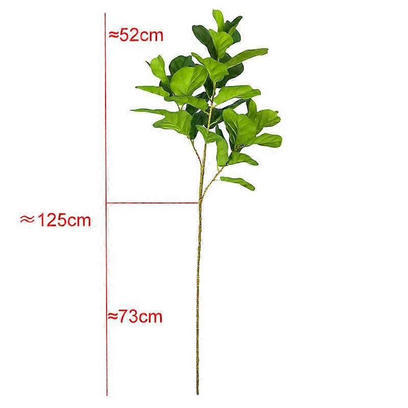 Large Artificial Banyan Tree Branch Green Tropical Ficus Fake Banyan Tree Plastic Leaves Simulation Tree For Home Garden Decor
