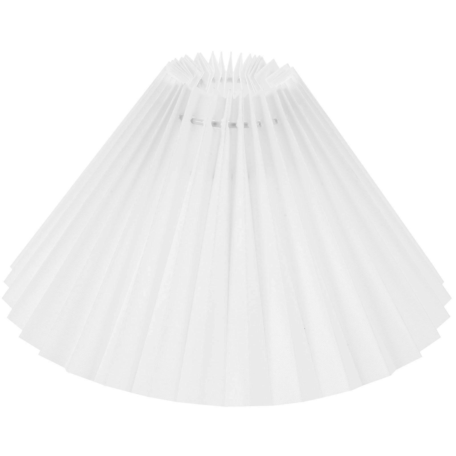 Abat-jour plissé pour lampadaire, E27