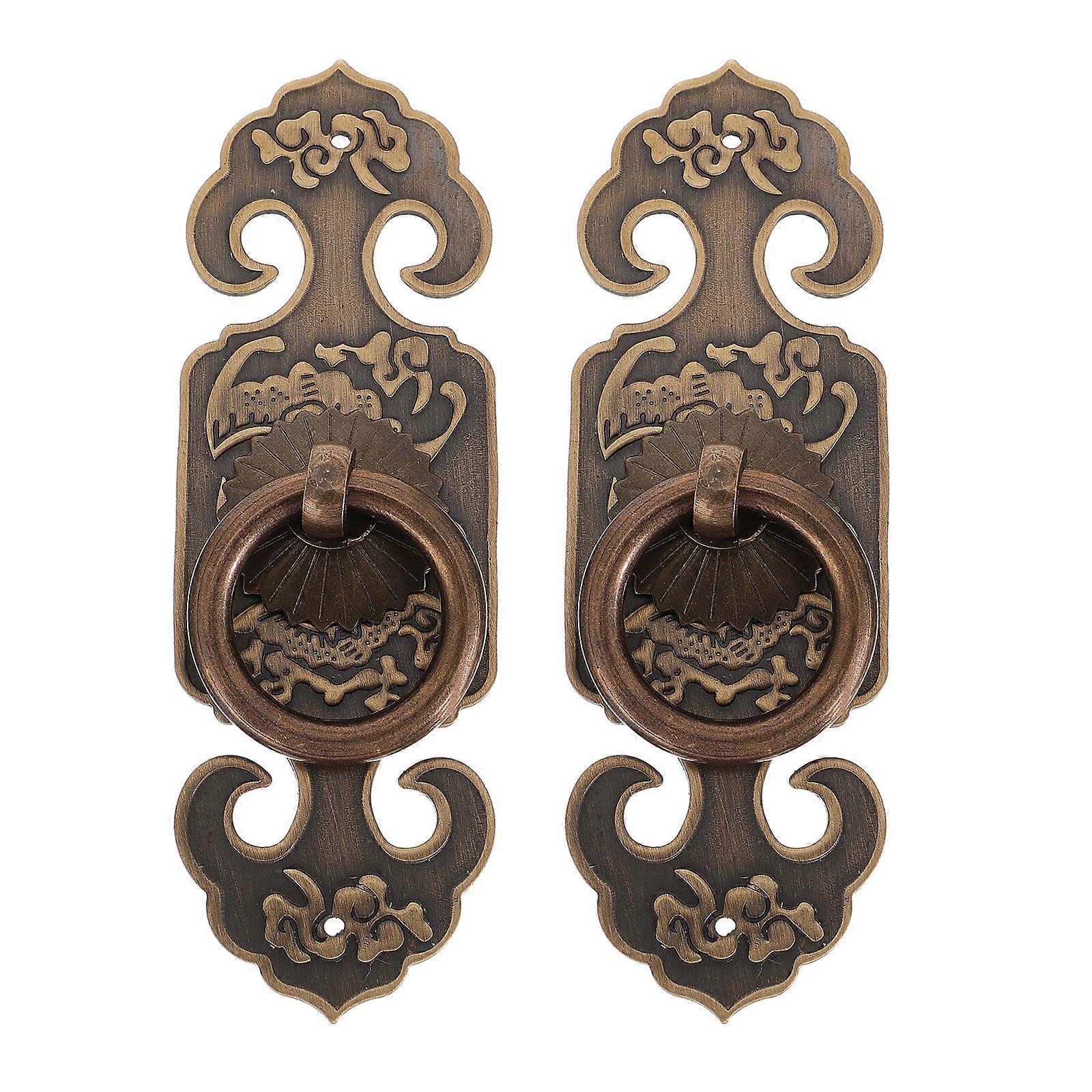 2pcs Antique Style Cabinet Drawer Handle Door Pull Handle Wardrobe Handle