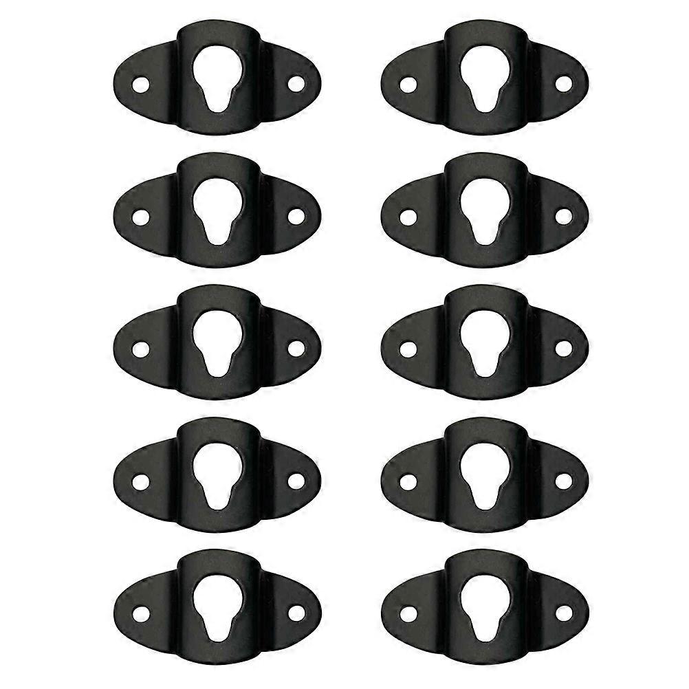 10 PCS Horn Speaker Hanger Plate Surround Speaker Wall Hanging Speaker Bracket Audio Hanger Speaker Wall Mount Hooks