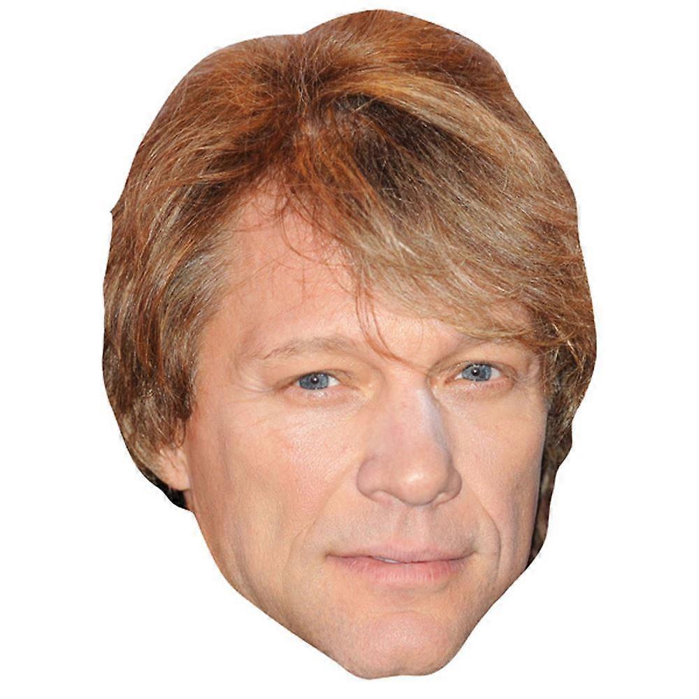 Jon Bon Jovi Celebrity Mask, Flat Card Face