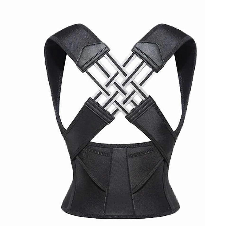 Breathable Soft Elastic Fabric Hunchback Corrector 3D Clipping Back Correction Strap New Posture Correction Strap for Man Woman