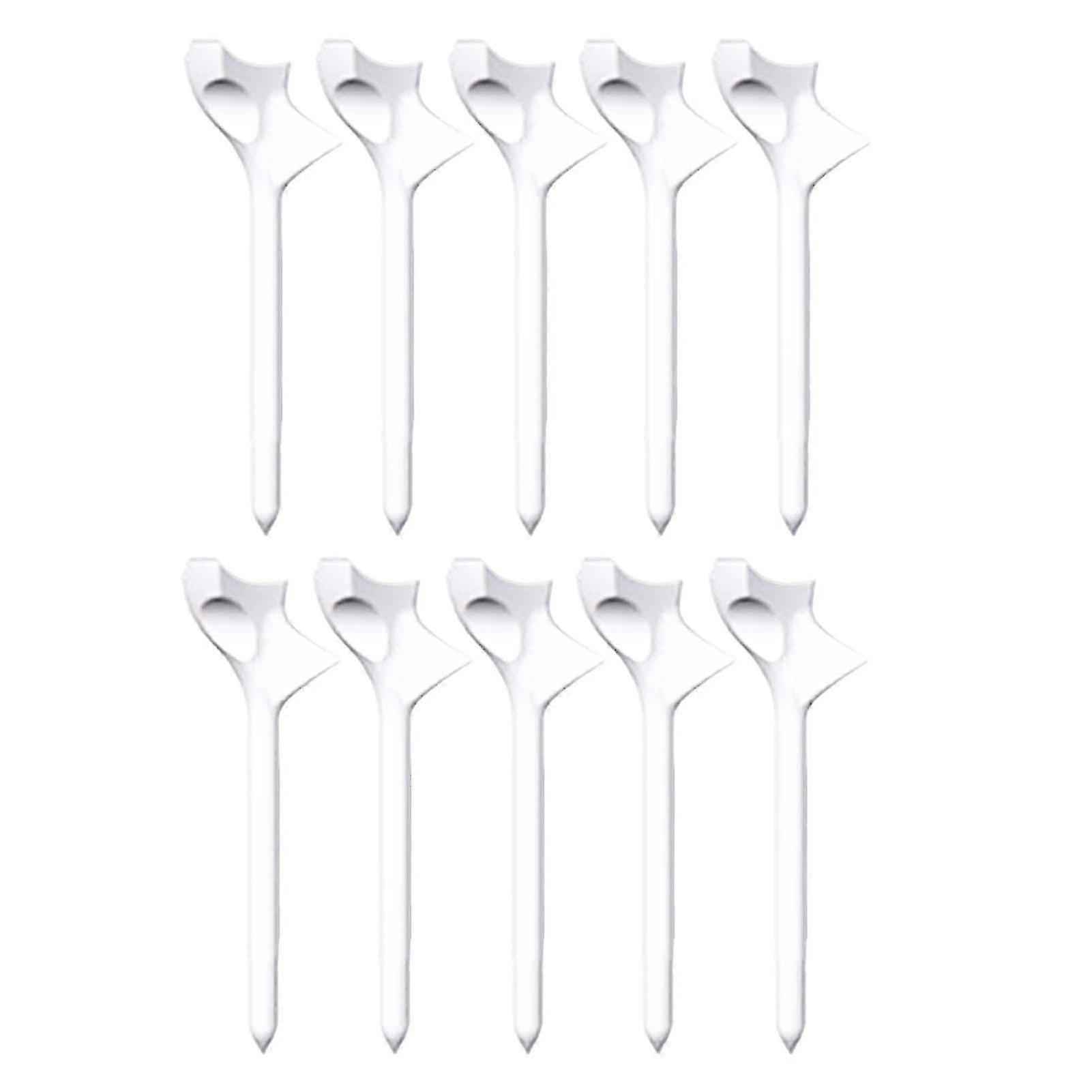 10pcs Golf Training Tees  Increase Flight Distance Low-resistance Tip Stabilize Practice Training Golf Ball Holder Golf Training