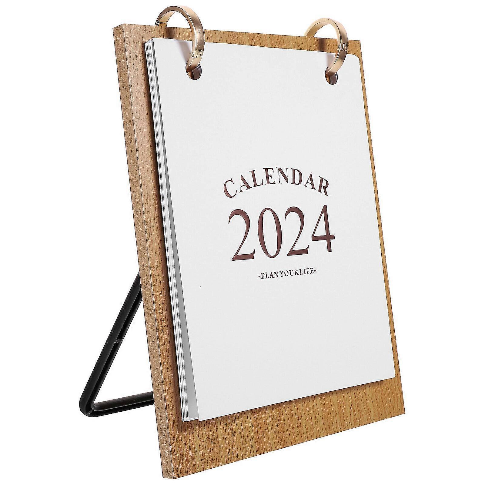 2024 Table Calendar Desktop Calendar Monthly Calendar Paper Calendar For Office