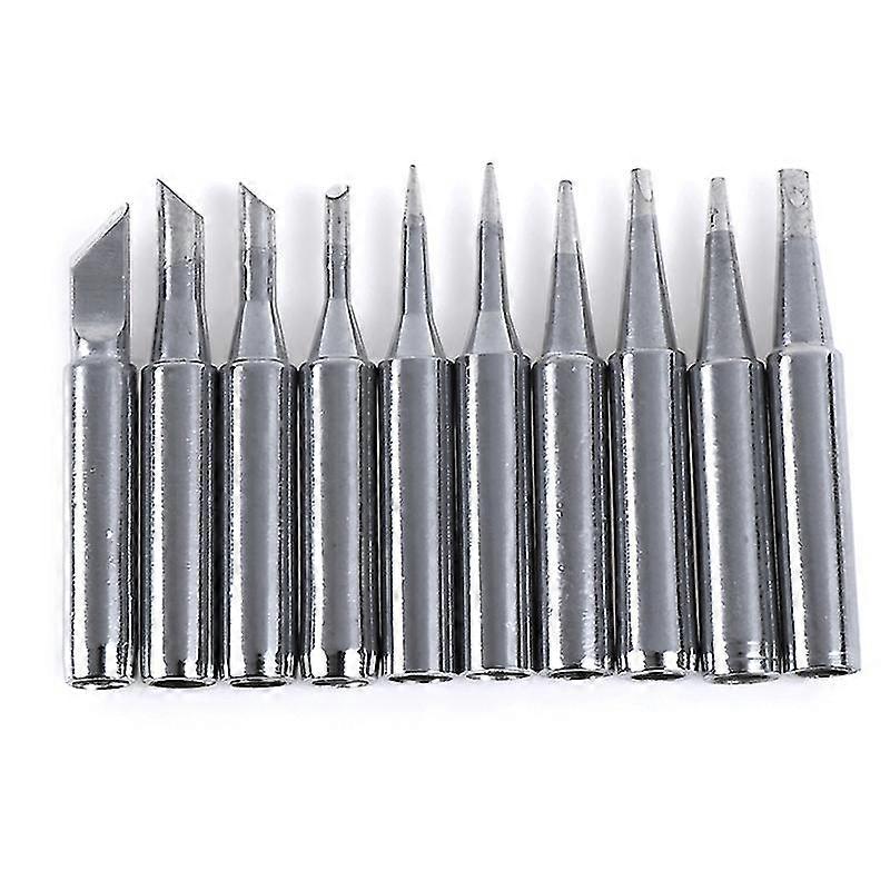 10pcs Constant-temperature Common Solder Soldering Iron Tip For 900m 963 Station Shytmv