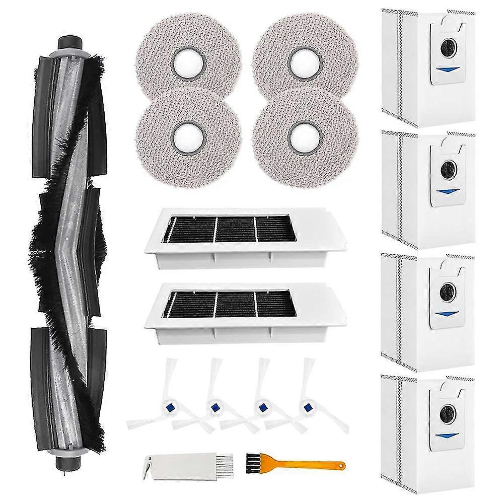 Replacement Kit for Deebot X2 Omni / X2 / X2 Pro / DEX86 Robot Vacuum Cleaner,Main Brush,Side Brush