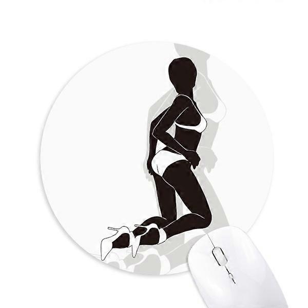 Frau Bikini Outline Mauspad