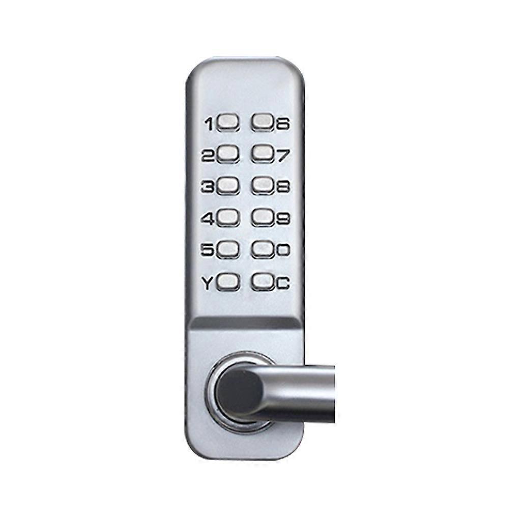 Mechanical Digital Door Lock Keyless Combination Code Lock w/Handle No Battery