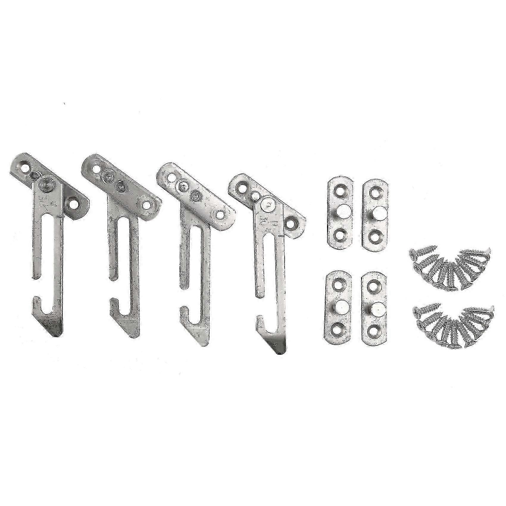 4 Pack Window Restrictor Locks Window Restrictor Hook Stainless Steel Child Lock Restrictor With Screws For Upvc Windows - JA