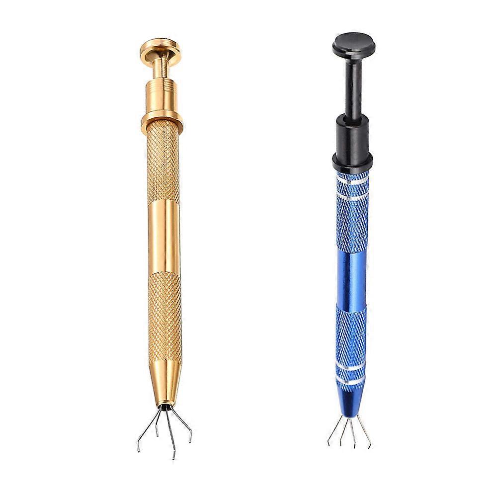 2 db fém konzolgyöngyök markoló ékszer pickup eszköz drágakövek markoló gyémánt pickup eszköz