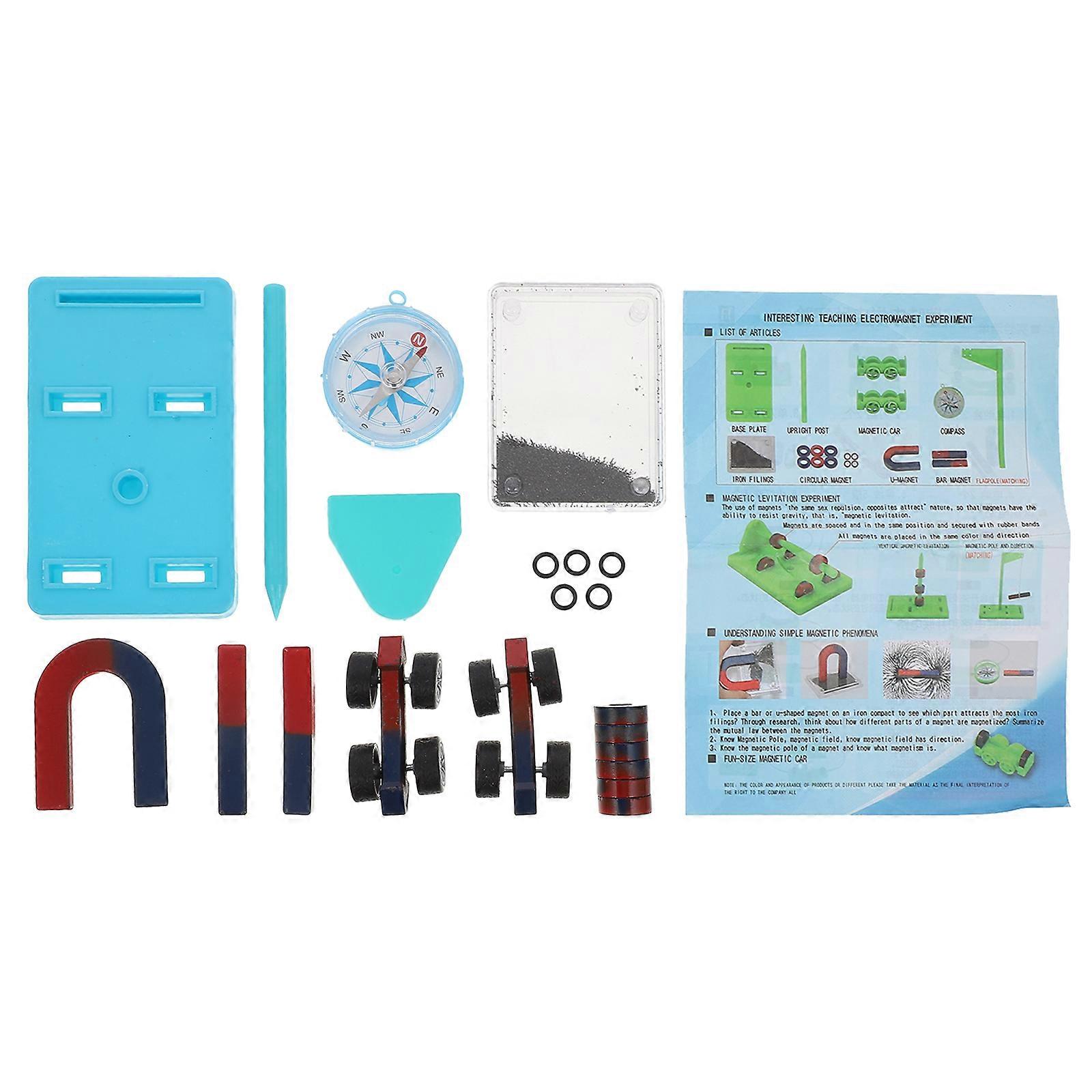 1 Set Laboratory Science Magnet Education Science Experiment Toy Random Color