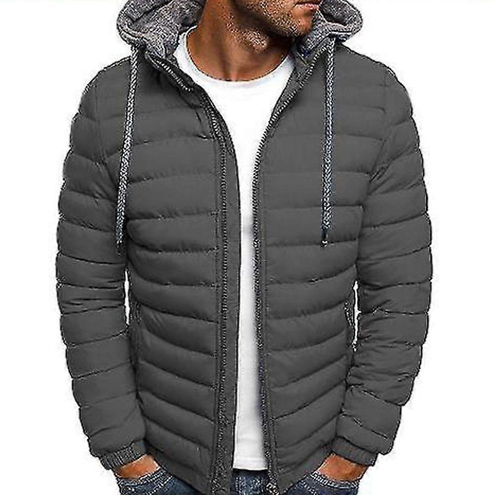 Men's Packable Light Weight Hooded Puffer Jacket