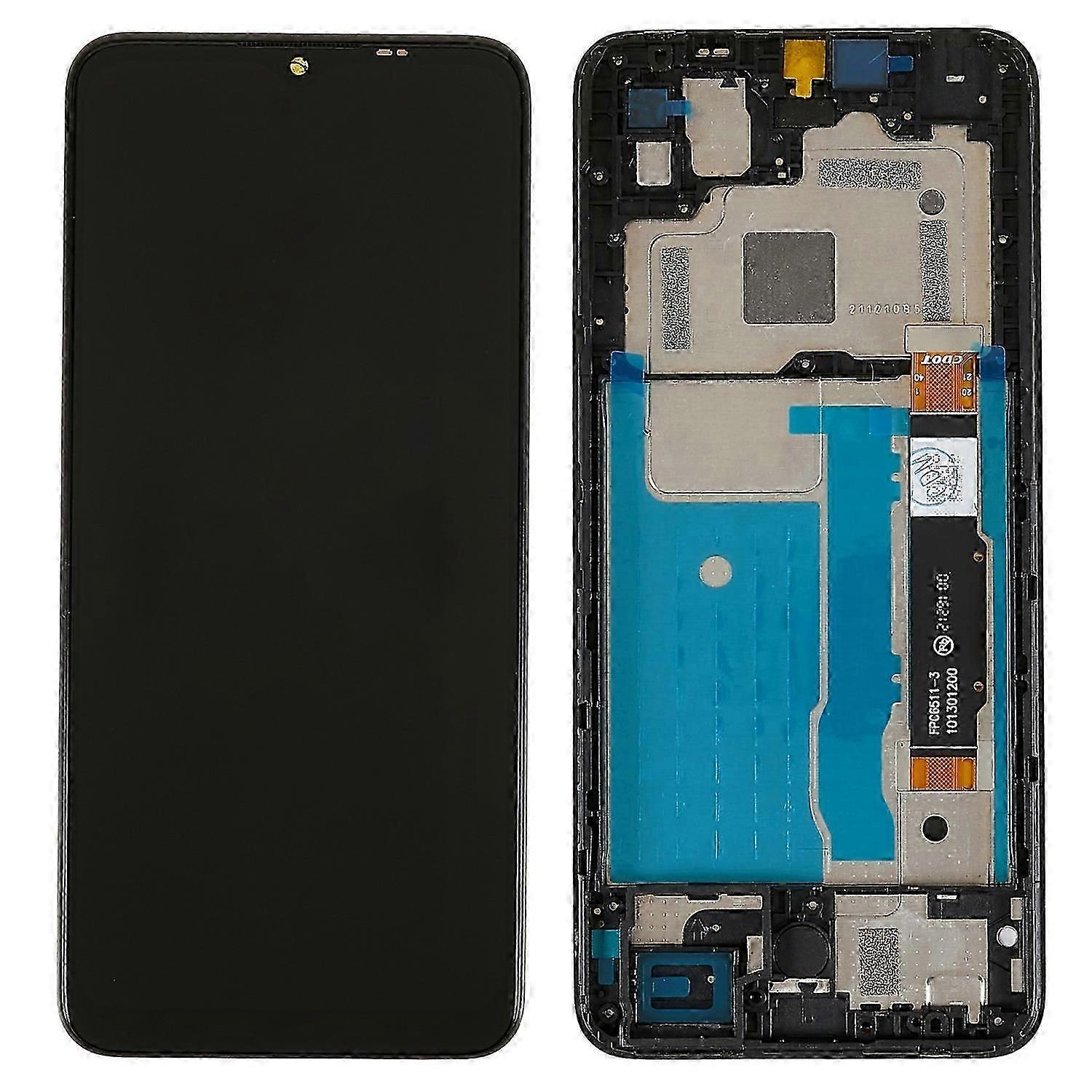 Compatible with TCL 20 R 5G Grade B LCD Screen and Digitizer Assembly+Frame Replacement Part (without Logo)